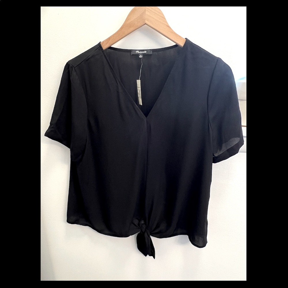 NWT Madewell semi sheer top